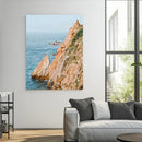 Cliff Divers Wall Art Canvas Print – Oceanfront Cliffs Waves