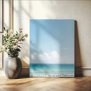 Turquoise Ocean Wall Art Canvas Print – Framed Coastal by MyGreatCanvas | Canvas Wall Art Prints | Photo Prints & Wall Decor