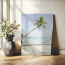 Beach Hammock Wall Art Canvas Print – Framed Tropical by MyGreatCanvas | Canvas Wall Art Prints | Photo Prints & Wall Decor