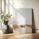 Bison Crossing Wall Art Canvas Print – Framed Western by MyGreatCanvas | Canvas Wall Art Prints | Photo Prints & Wall Decor