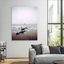Moody Seascape Wall Art Canvas Print – Foggy Ocean Waves