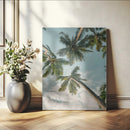 Tropical Palm Trees Wall Art Canvas Print – Coastal Nature