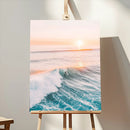 Pastel Ocean Wall Art Canvas Print, Tranquil Nautical by MyGreatCanvas | Canvas Wall Art Prints | Photo Prints & Wall Decor