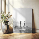 Black White Splash Wall Art – Framed Ocean Water Canvas by MyGreatCanvas | Canvas Wall Art Prints | Photo Prints & Wall Decor