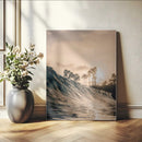 Sunset Wave Ocean Wall Art – Framed Palm Tree Canvas by MyGreatCanvas | Canvas Wall Art Prints | Photo Prints & Wall Decor