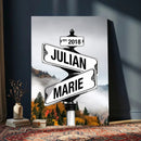 Personalized Street Sign Art Canvas Print by MyGreatCanvas | Canvas Wall Art Prints | Photo Prints & Wall Decor