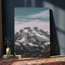 Alpine Mountain Landscape Wall Art Canvas Print, Snowy Peak by MyGreatCanvas | Canvas Wall Art Prints | Photo Prints & Wall Decor