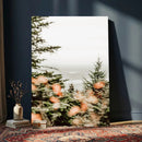 Fall Forest Wall Art Canvas Print – Soft Evergreen Woodland by MyGreatCanvas | Canvas Wall Art Prints | Photo Prints & Wall Decor