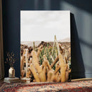 Minimal Desert Cactus Wall Art Canvas Print, Neutral by MyGreatCanvas | Canvas Wall Art Prints | Photo Prints & Wall Decor
