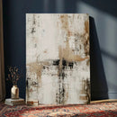 Neutral Abstract Wall Art Canvas Print, Beige Black Textured by MyGreatCanvas | Canvas Wall Art Prints | Photo Prints & Wall Decor