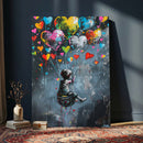 Banksy Balloon Canvas, Banksy Graffiti Art, Balloon Poster, by MyGreatCanvas | Canvas Wall Art Prints | Photo Prints & Wall Decor