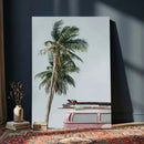 VW Van Palm Tree Canvas Wall Art, Pink Camper Surfboards by MyGreatCanvas | Canvas Wall Art Prints | Photo Prints & Wall Decor