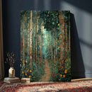 Gustav Klimt Style Forest Canvas Wall Art, Golden Forest by MyGreatCanvas | Canvas Wall Art Prints | Photo Prints & Wall Decor