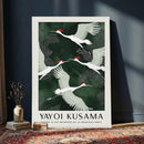Yayoi Kusama Crane Bird Wall Art Canvas Print, Japanese by MyGreatCanvas | Canvas Wall Art Prints | Photo Prints & Wall Decor