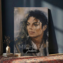 Micheal Jackson Portre Wall Art Canvas Print by MyGreatCanvas | Canvas Wall Art Prints | Photo Prints & Wall Decor