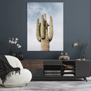 Saguaro Cactus Wall Art Canvas Print – Framed Earthy Desert