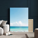 Turquoise Ocean Wall Art Canvas Print – Framed Coastal by MyGreatCanvas | Canvas Wall Art Prints | Photo Prints & Wall Decor