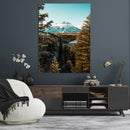 Mountain Landscape Wall Art Canvas Print – Framed Snowy by MyGreatCanvas | Canvas Wall Art Prints | Photo Prints & Wall Decor