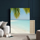 Azure Water Wall Art Canvas Print – Tranquil Island Escape