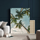 Tropical Palm Trees Wall Art Canvas Print – Coastal Nature