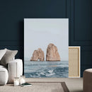 Majestic Sea Rock Wall Art – Framed Coastal Landscape Canvas by MyGreatCanvas | Canvas Wall Art Prints | Photo Prints & Wall Decor