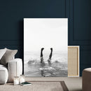 Black White Splash Wall Art – Framed Ocean Water Canvas by MyGreatCanvas | Canvas Wall Art Prints | Photo Prints & Wall Decor