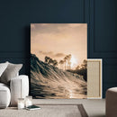 Sunset Wave Ocean Wall Art – Framed Palm Tree Canvas by MyGreatCanvas | Canvas Wall Art Prints | Photo Prints & Wall Decor