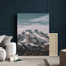 Alpine Mountain Landscape Wall Art Canvas Print, Snowy Peak by MyGreatCanvas | Canvas Wall Art Prints | Photo Prints & Wall Decor