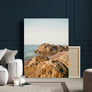 Rocky Coastline Wall Art Canvas Print, Minimal Coastal by MyGreatCanvas | Canvas Wall Art Prints | Photo Prints & Wall Decor