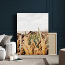 Minimal Desert Cactus Wall Art Canvas Print, Neutral by MyGreatCanvas | Canvas Wall Art Prints | Photo Prints & Wall Decor