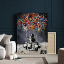 Banksy Inspired Boy Wall Art Canvas Print, Graffiti Balloon by MyGreatCanvas | Canvas Wall Art Prints | Photo Prints & Wall Decor