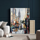 Chrysler Building New York Wall Art Canvas Print, Abstract by MyGreatCanvas | Canvas Wall Art Prints | Photo Prints & Wall Decor