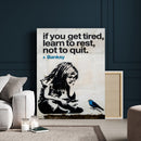 Banksy Girl and Blue Bird Canvas Art Print: Banksy if you by MyGreatCanvas | Canvas Wall Art Prints | Photo Prints & Wall Decor