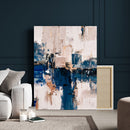 Abstract Navy Blue Wall Art Canvas Print by MyGreatCanvas | Canvas Wall Art Prints | Photo Prints & Wall Decor