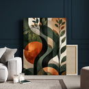 Abstract Green Flowers Wall Art Canvas Print by MyGreatCanvas | Canvas Wall Art Prints | Photo Prints & Wall Decor