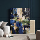 Abstract Dark Blue Wall Art Canvas Print by MyGreatCanvas | Canvas Wall Art Prints | Photo Prints & Wall Decor