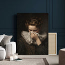 Baroque Portrait Canvas Wall Art, Flemish Woman with Lace by MyGreatCanvas | Canvas Wall Art Prints | Photo Prints & Wall Decor