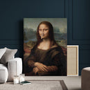 Funny Bathroom Canvas Wall Art Print, Mona Lisa Clothespin by MyGreatCanvas | Canvas Wall Art Prints | Photo Prints & Wall Decor