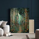 Gustav Klimt Style Forest Canvas Wall Art, Golden Forest by MyGreatCanvas | Canvas Wall Art Prints | Photo Prints & Wall Decor