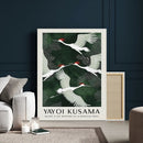 Yayoi Kusama Crane Bird Wall Art Canvas Print, Japanese by MyGreatCanvas | Canvas Wall Art Prints | Photo Prints & Wall Decor