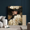 Glamour Woman Portrait Canvas Wall Art, Elegant Patel Women Portrait Print by MyGreatCanvas | Canvas Wall Art Prints | Photo Prints & Wall Decor