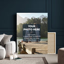 Framed Custom Canvas Wall Art – Personalized Photo Print,