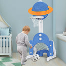 3 in 1 Height Adjustable Kids Basketball Hoop Set with Balls