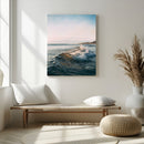 Ocean Waves Wall Art Canvas Print – Framed Coastal Serenity
