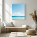 Turquoise Ocean Wall Art Canvas Print – Framed Coastal by MyGreatCanvas | Canvas Wall Art Prints | Photo Prints & Wall Decor