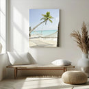Beach Hammock Wall Art Canvas Print – Framed Tropical