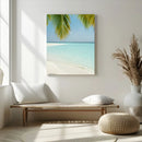 Azure Water Wall Art Canvas Print – Tranquil Island Escape