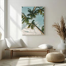Tropical Palm Trees Wall Art Canvas Print – Coastal Nature