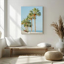 Tropical Ocean Canvas Print – Framed Beach Coastal Nautical