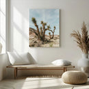 Joshua Tree Desert Canvas Print Southwestern Boho Landscape